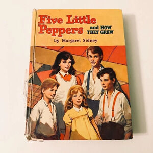Vintage 1955 Five  Little Peppers and How They Grew Whitman Hardcover